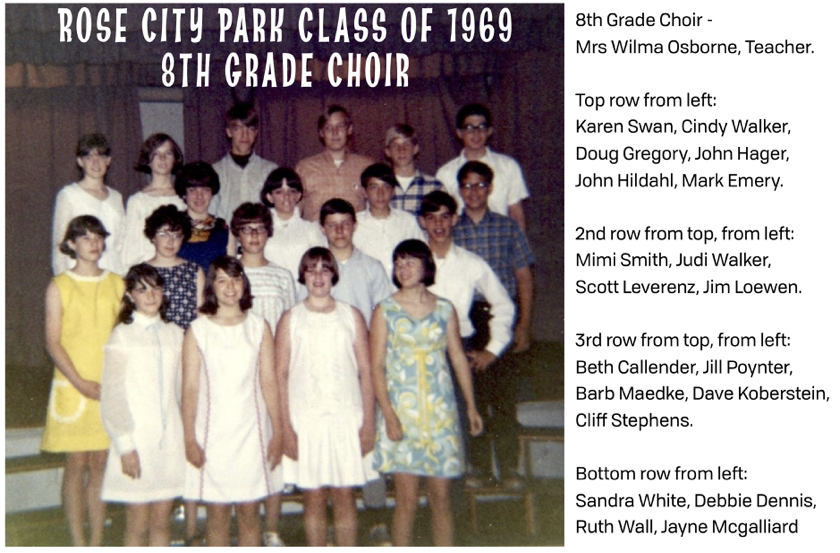  Wilma Osborn and The 8th Grade Choir 