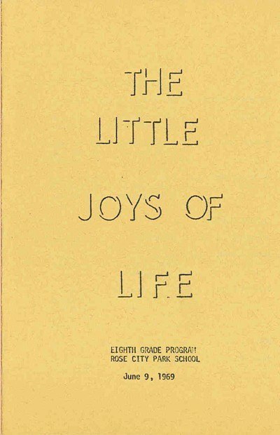  8th Grade Program Cover 